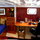 Master stateroom desk and settee