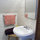 Bathroom with sink and shower