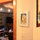 Communicating door to host living room, kept shut during visits.