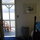 Bedroom door leads to private deck