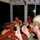 And the birthday dinner on the fantail.