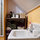Clean towels, a hairdryer, and an iron are all provided.