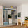 Kitchen on the right, toilet door on the left
