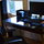 Executive chair, desk, monitor/keyboard, and view of San Francisco all included.