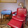 A working sixties hairdryer chair in the master bedroom
