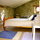 Attic bedroom 4, with exposed stone walls and stunning views over the Montagne Noire