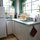Kitchen Area with Fridge, Microwave, Coffee Maker...