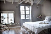 Romantic front lake Como attic