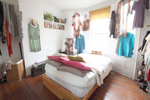 Tree Lined Picture Window Full Bed