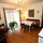 The dining room opens onto the back porch.
