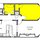 The rear half or our home, with your private areas in yellow. 