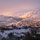 Sunset on Mount Timpanogos as seen from our backyard.