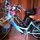 bike parking in the screened porch