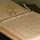 Notebook with general info as well as notes left by happy guests.