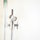 Sleek Euro fixtures (shower head).