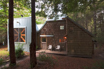 GUEST HOUSE in young redwood forest