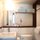 Bathroom with oversized shower with seat