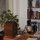 desk, books, and radio...