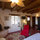 Wood vigas ceiling and ceiling fans