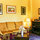 The comfortable lounge with double doors onto the patio