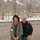 Rhonda, who is from Queensland Australia, and me on a "spring" picnic in Little Cottonwood. Canyon.