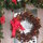 Our front door at Christmas time.