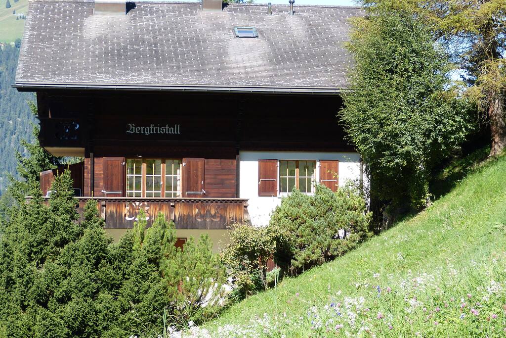Fab Views! Cosy Traditional Swiss Wengen Apartment