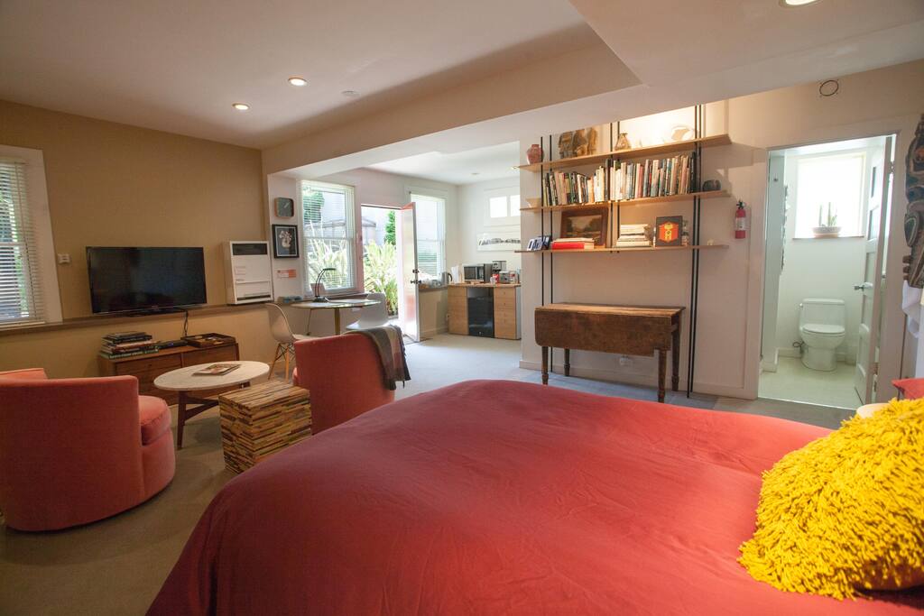 The spacious Garden Suite with everything you need.