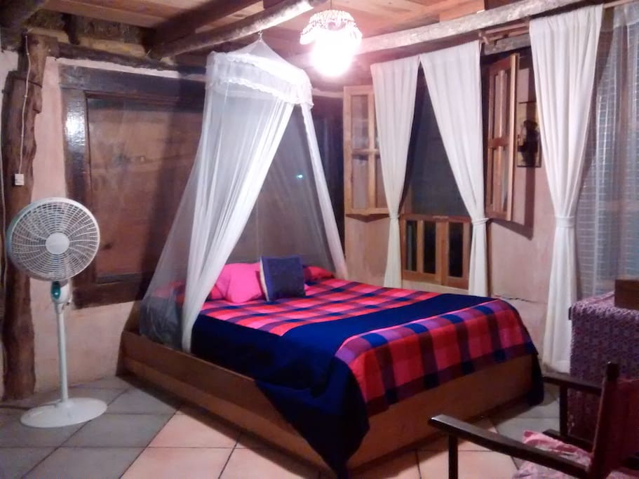 Casitas Kinsol Guest House in Puerto Morelos - near Cancun - Room #4 - Double sized bed