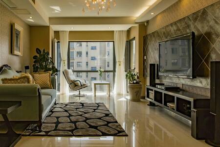 奥体中心地铁旁CBD核心区域鲜花景观阳台主卧 - Nanjing - Departamento