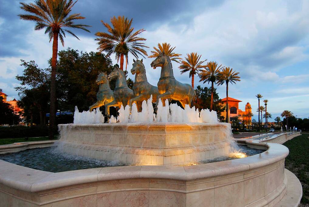 Slaapkamerdeur Slot : Horse Fountain MetroWest Orlando Slaapkamerdeur Slot : Horse Fountain MetroWest Orlando