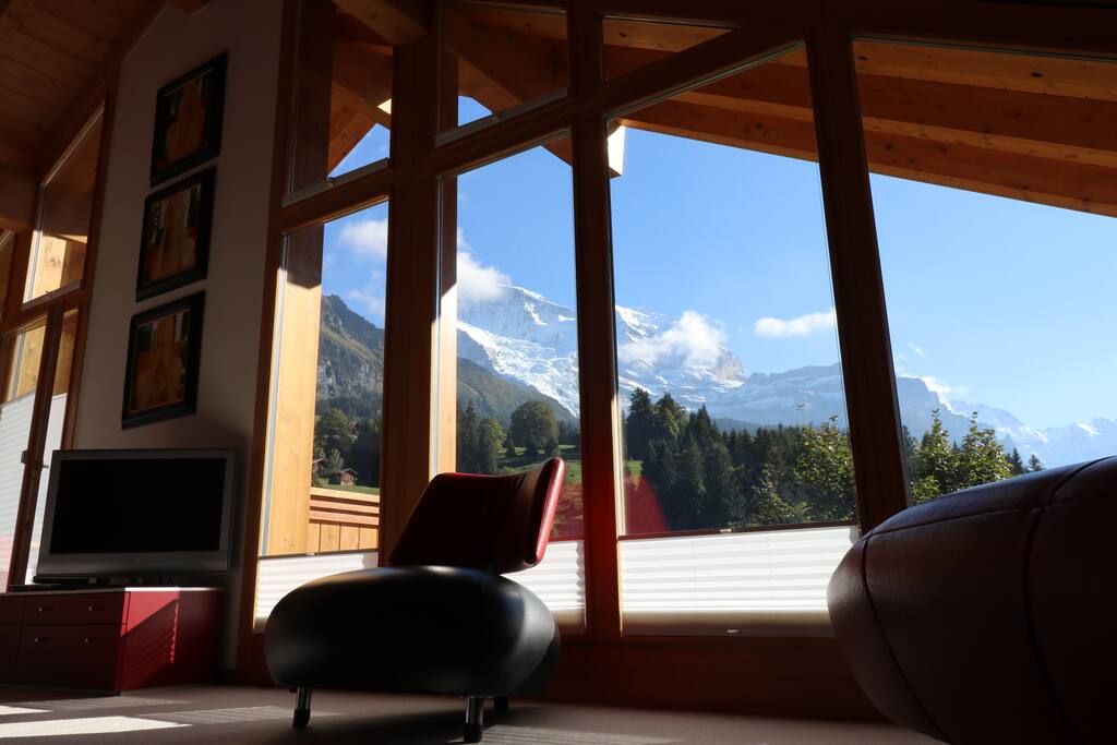 Breathtaking Views from Luxury Penthouse in Wengen