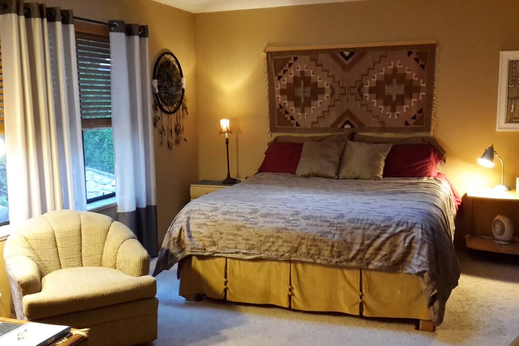 Spacious room with CA King bed