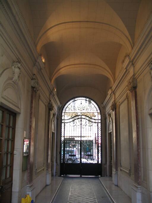My building entrance is like a palace!