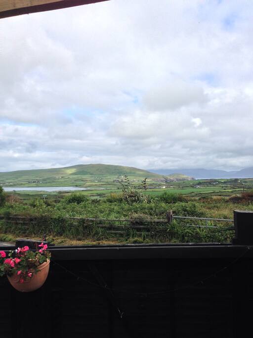 View from decking.