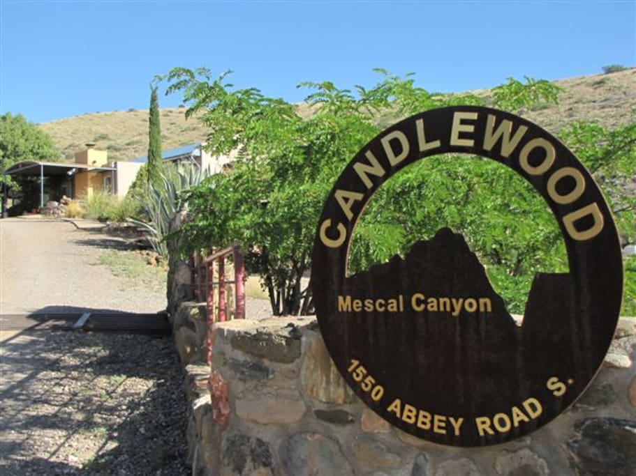 Entry to Mescal Canyon Retreat @ Candlewood
