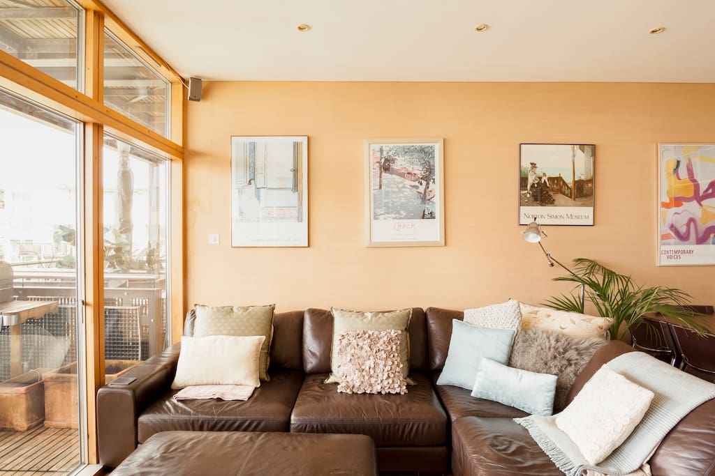 Comfy seating space