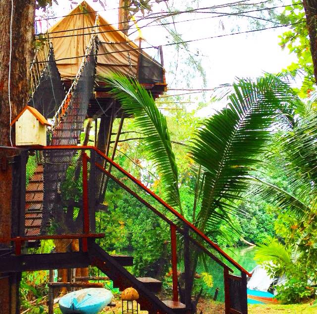 Magical Tree House, Airbnb Rent a Tree Hut for a Night Located in Thailand Romantic Getaway